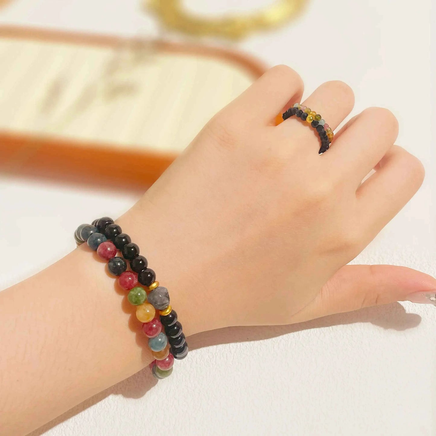 Obsidian & Tourmaline Guard Set