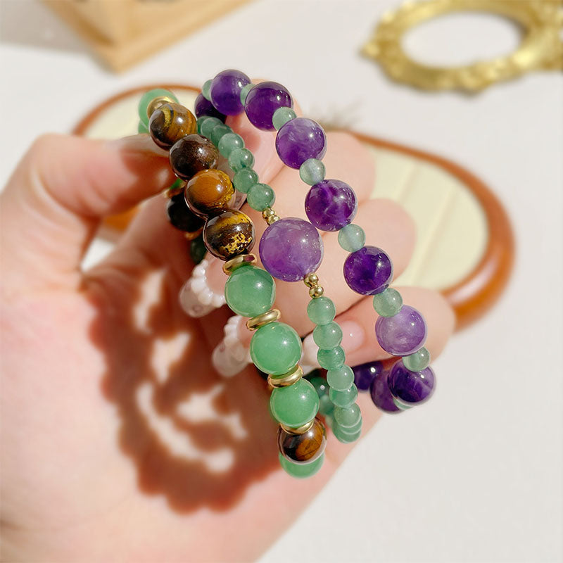 Fortune & Protection Crystal Bracelet Set