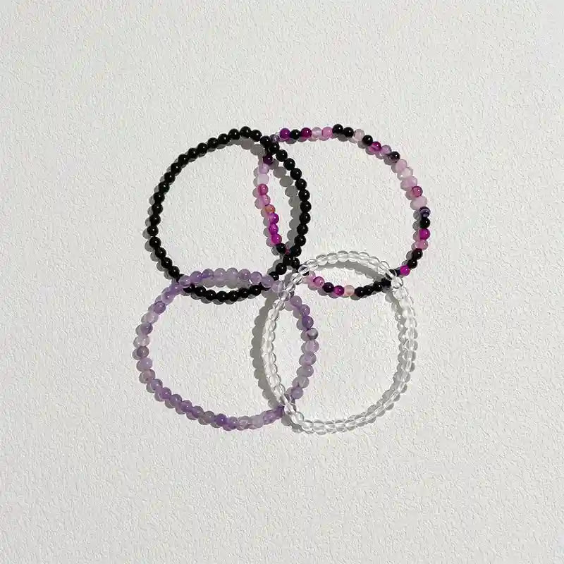 Soul Energy & Protection Crystal Bracelet Set