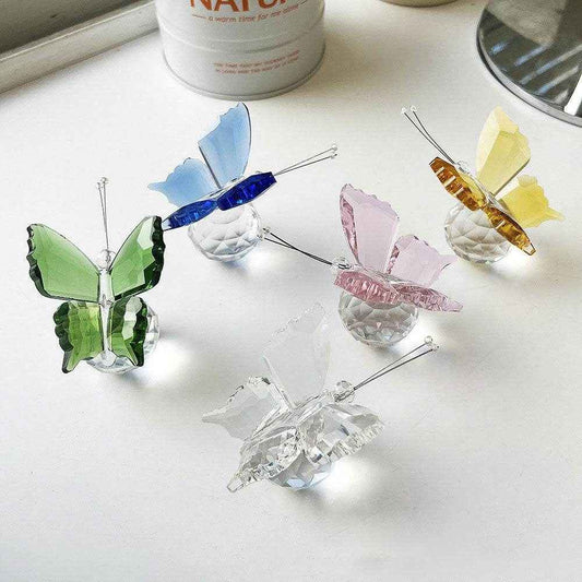 Crystal Butterfly Desk Ornament