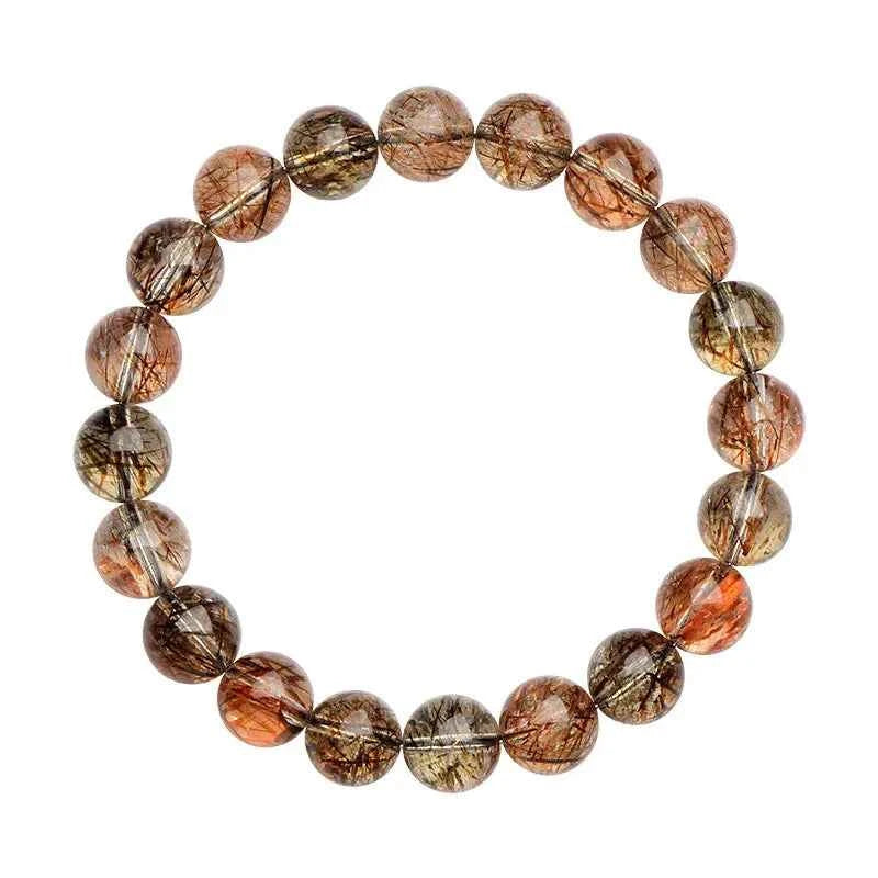 Black Super Seven Single-Strand Bracelet