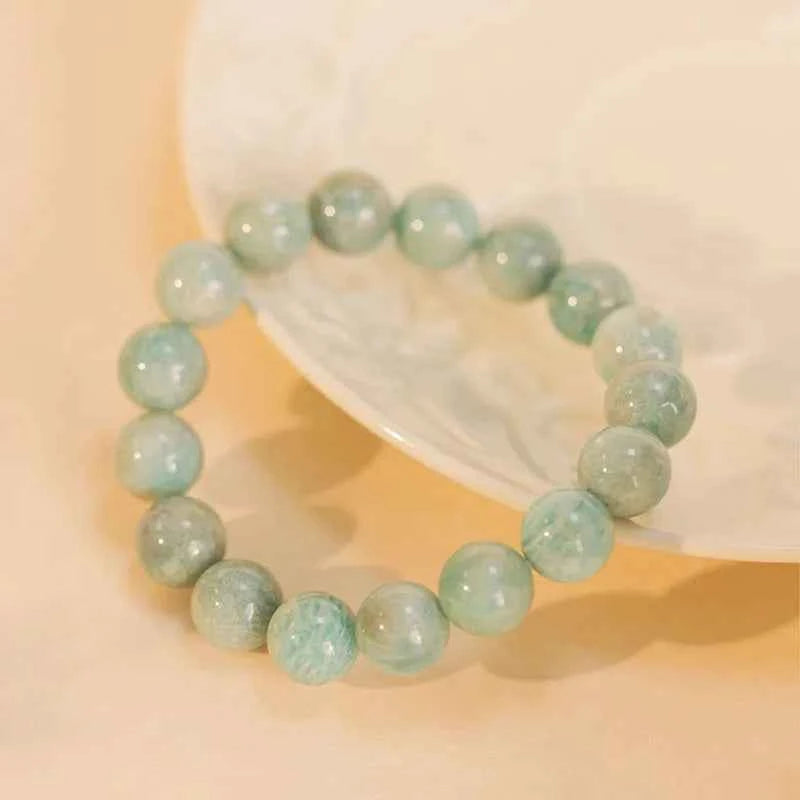 Natural Amazonite Beaded Bracelet