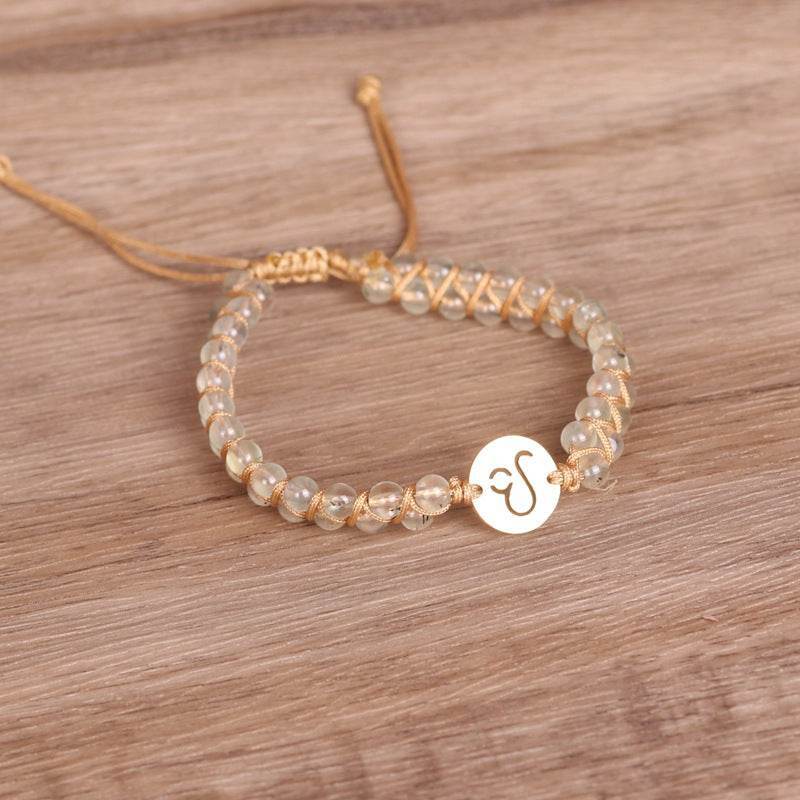 Braided Zodiac Stone Bracelet - MystiCrystals