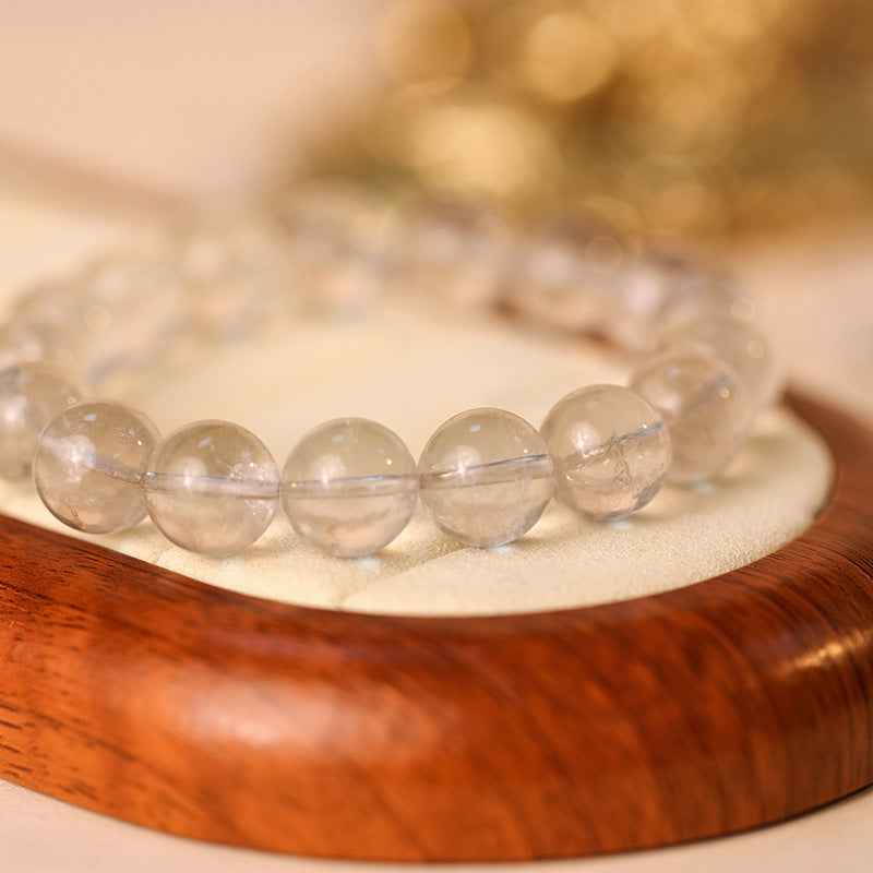Natural Clear Quartz Beaded Bracelet