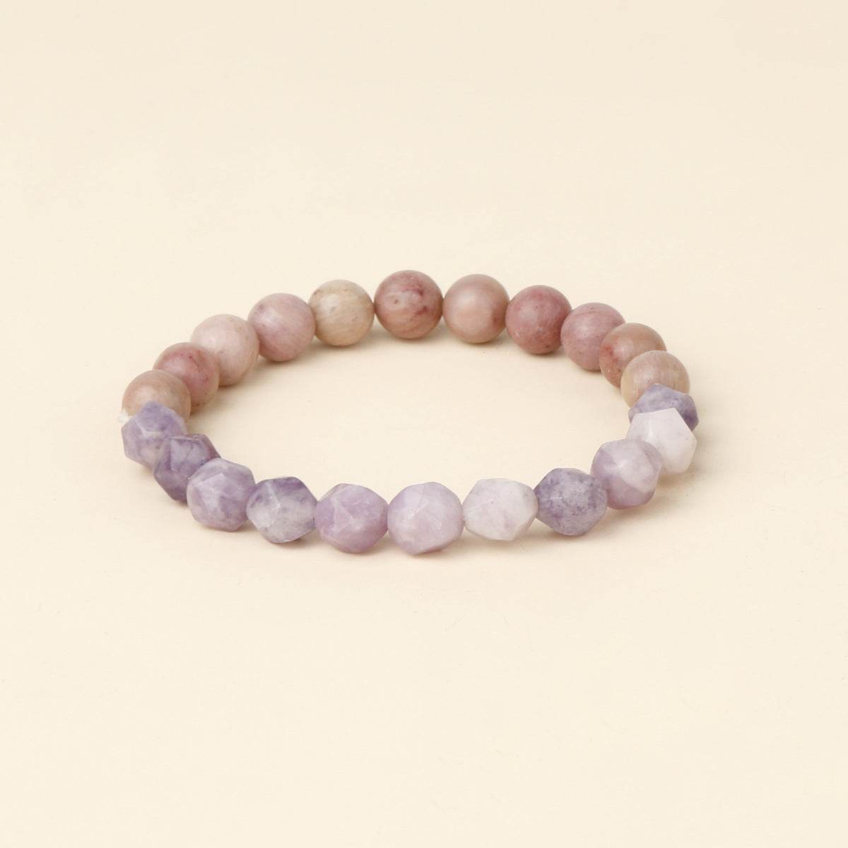 Bohemian Matte Black Agate & Silver Obsidian Bracelet - MystiCrystals
