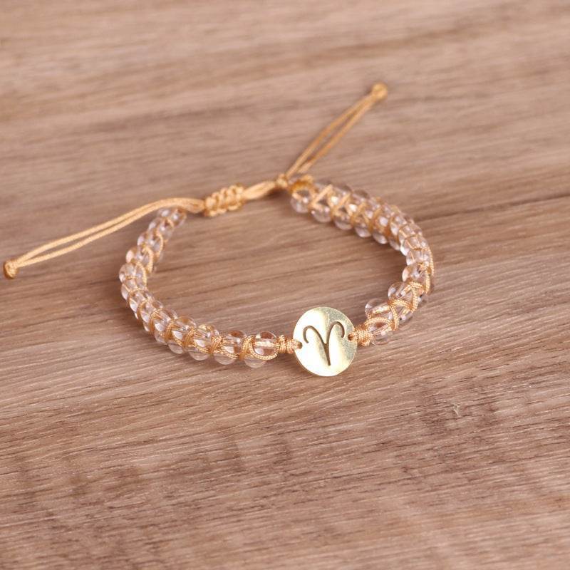 Braided Zodiac Stone Bracelet - MystiCrystals