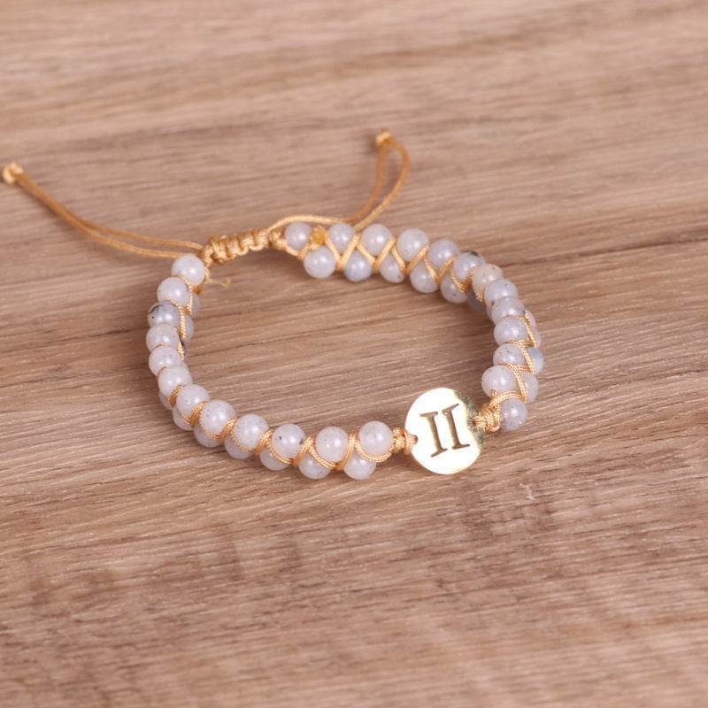 Braided Zodiac Stone Bracelet - MystiCrystals