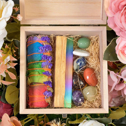 Natural Meditation Crystal Gift Set - MystiCrystals