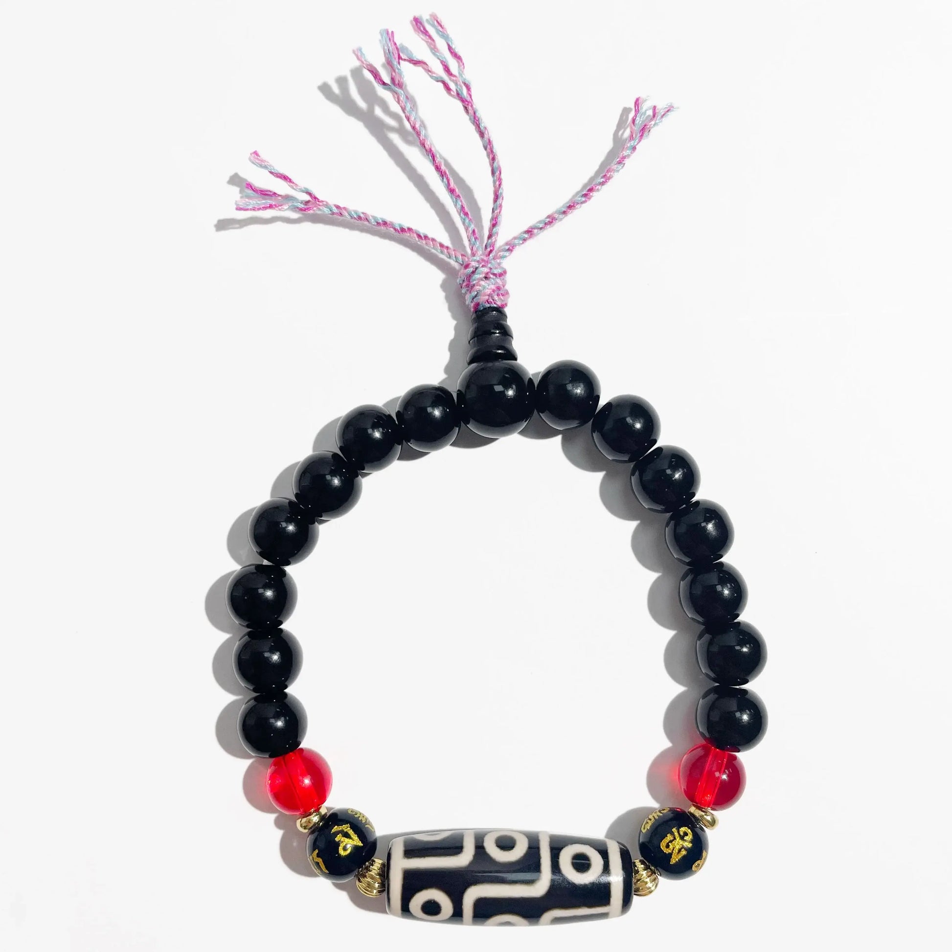 Ancient Tibetan Dzi Bracelet to Amplify Luck & Deflect Negativity - MystiCrystals