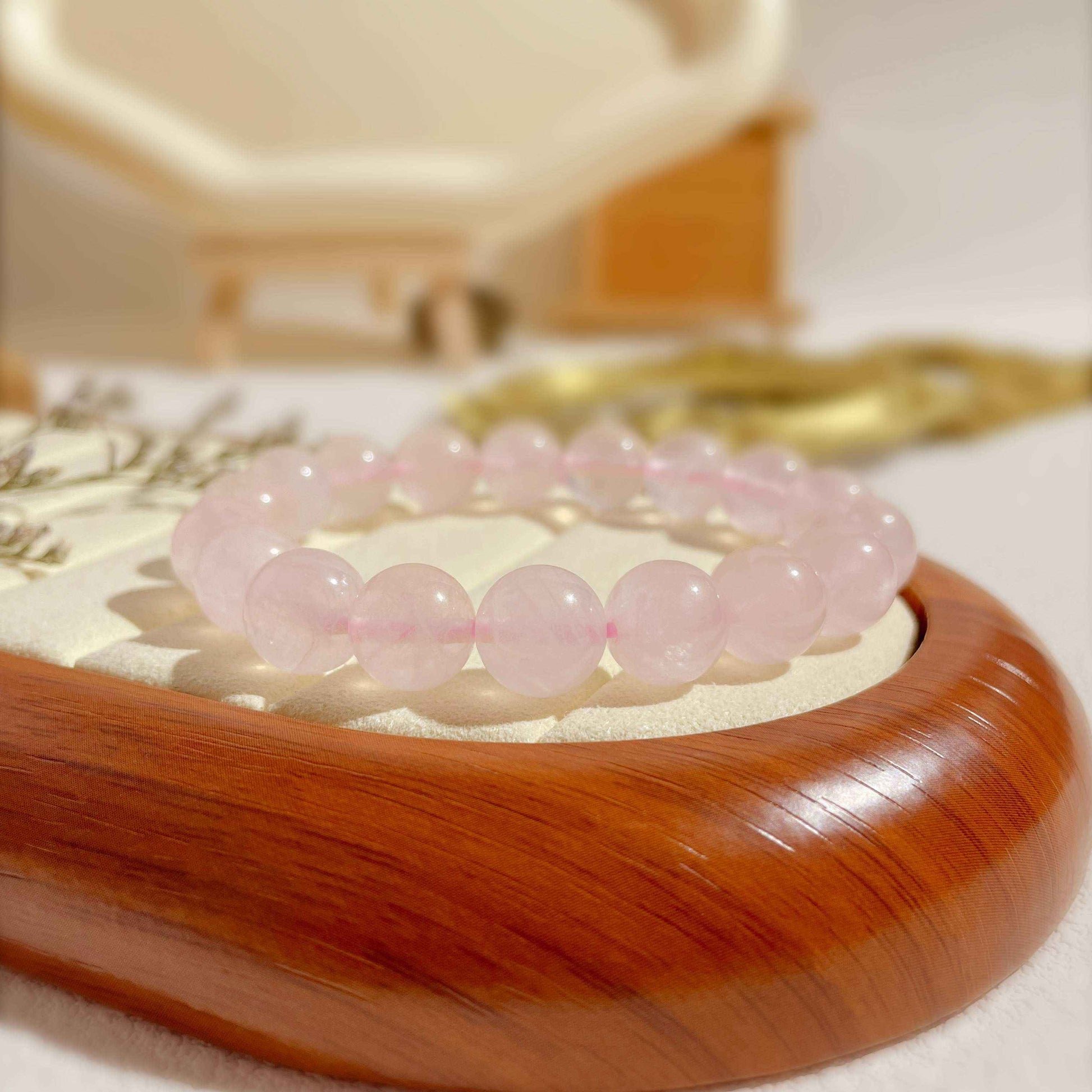 Free Today : Rose Quartz Bracelet for Love and Heart Energy