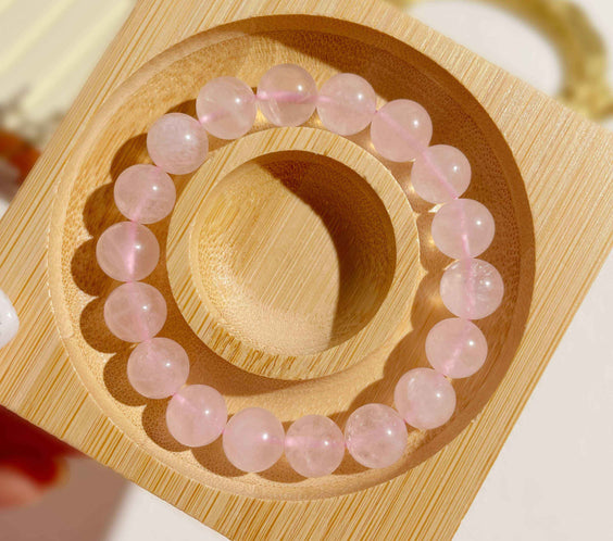 Free Today : Rose Quartz Bracelet for Love and Heart Energy