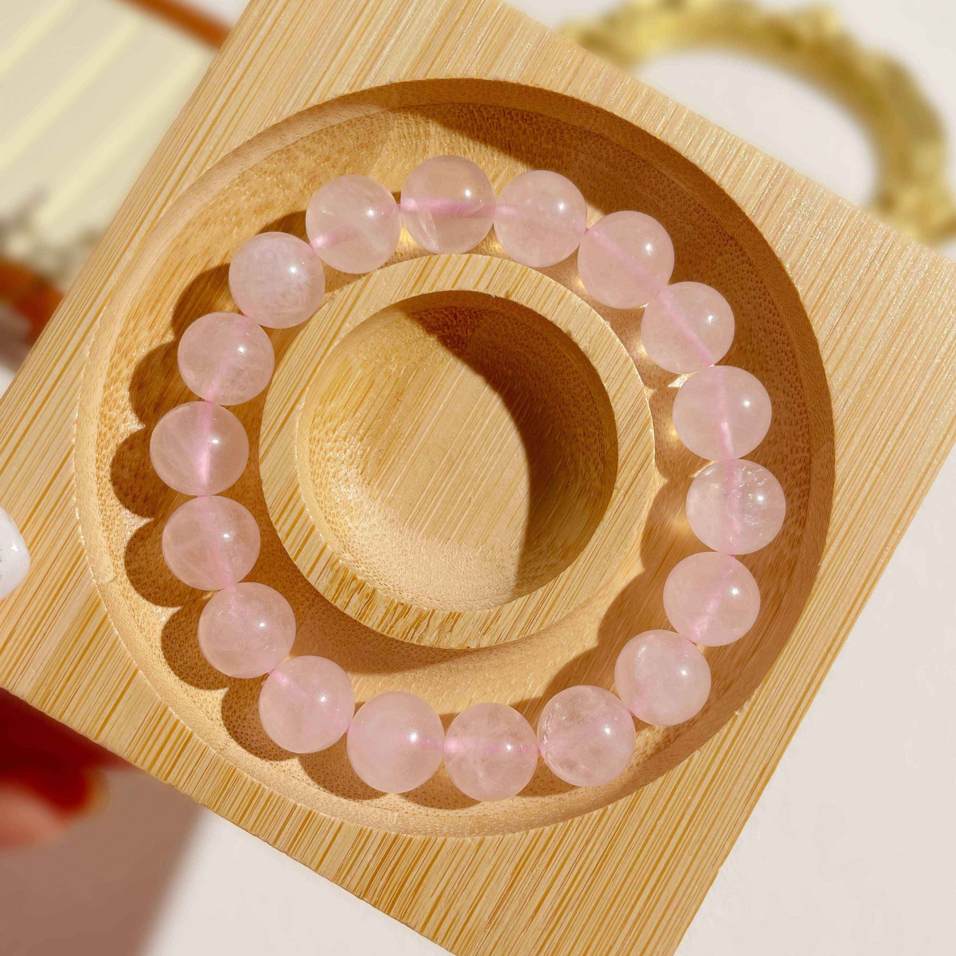 Free Today : Rose Quartz Bracelet for Love and Heart Energy
