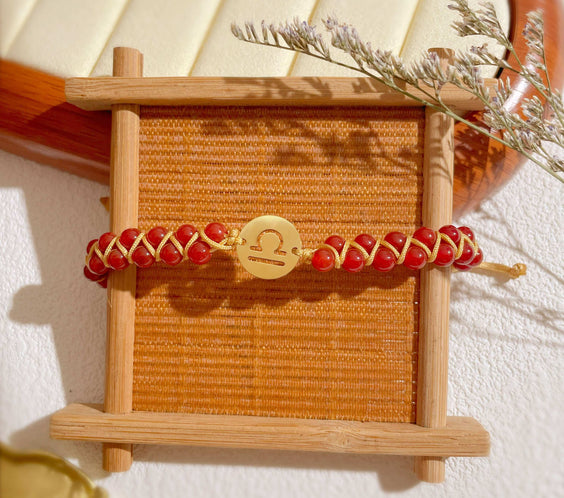 Zodiac Aura Protection Braided Stone Bracelet - MystiCrystals