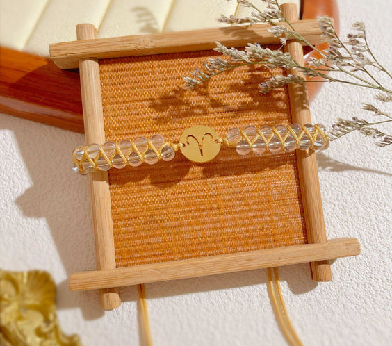 Zodiac Aura Protection Braided Stone Bracelet - MystiCrystals