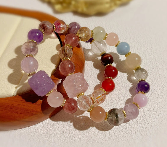 Multi-Gem Bracelet for Anxiety Relief and Balance - Solcryst