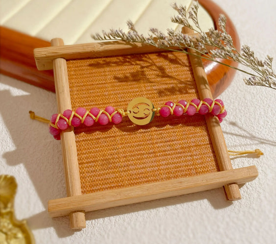 Zodiac Aura Protection Braided Stone Bracelet - MystiCrystals