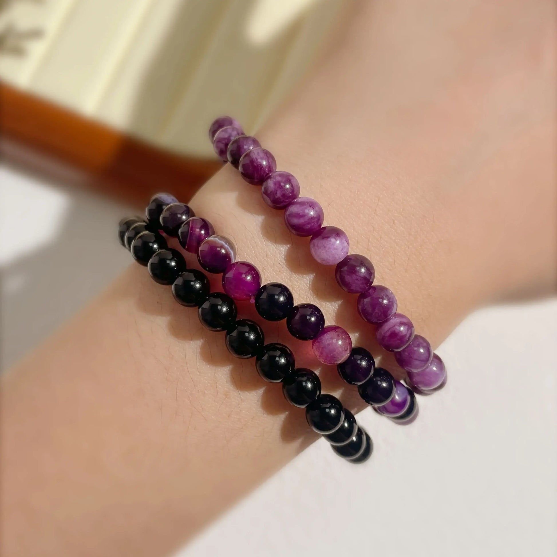 Healing Crystal Trio Bracelet Set - MystiCrystals