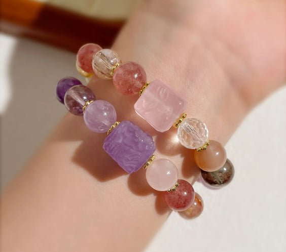Multi-Gem Bracelet for Anxiety Relief and Balance - MystiCrystals