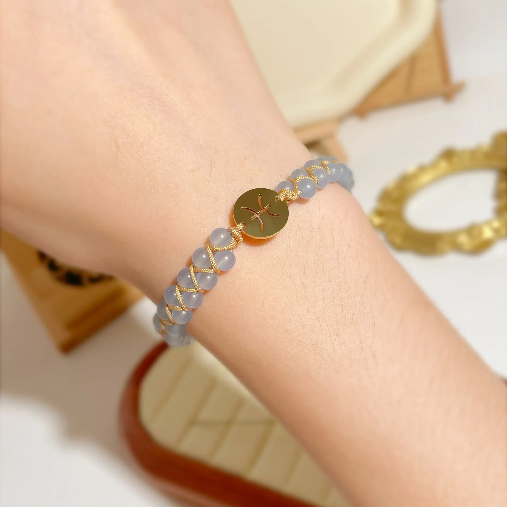 Zodiac Aura Protection Braided Stone Bracelet - MystiCrystals