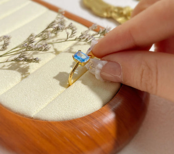 Zircon Birthstone Ring for Personal Energy & Protection - MystiCrystals