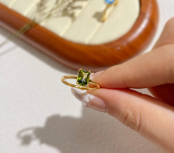 Zircon Birthstone Ring for Personal Energy & Protection - MystiCrystals