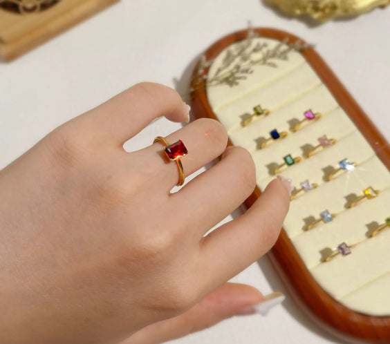 Zircon Birthstone Ring for Personal Energy & Protection - MystiCrystals