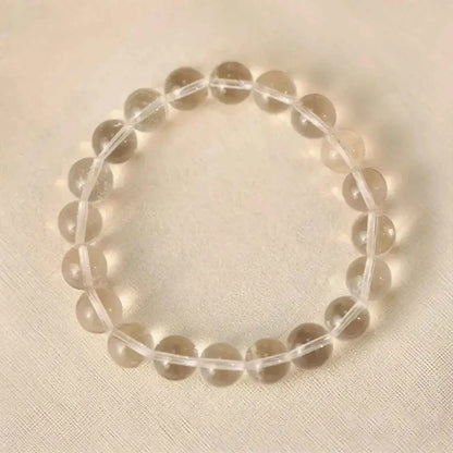 Natural Clear Quartz Beaded Bracelet