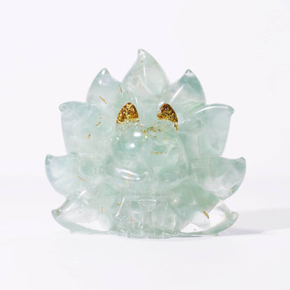 Natural Crystal Fox Ornament - MystiCrystals