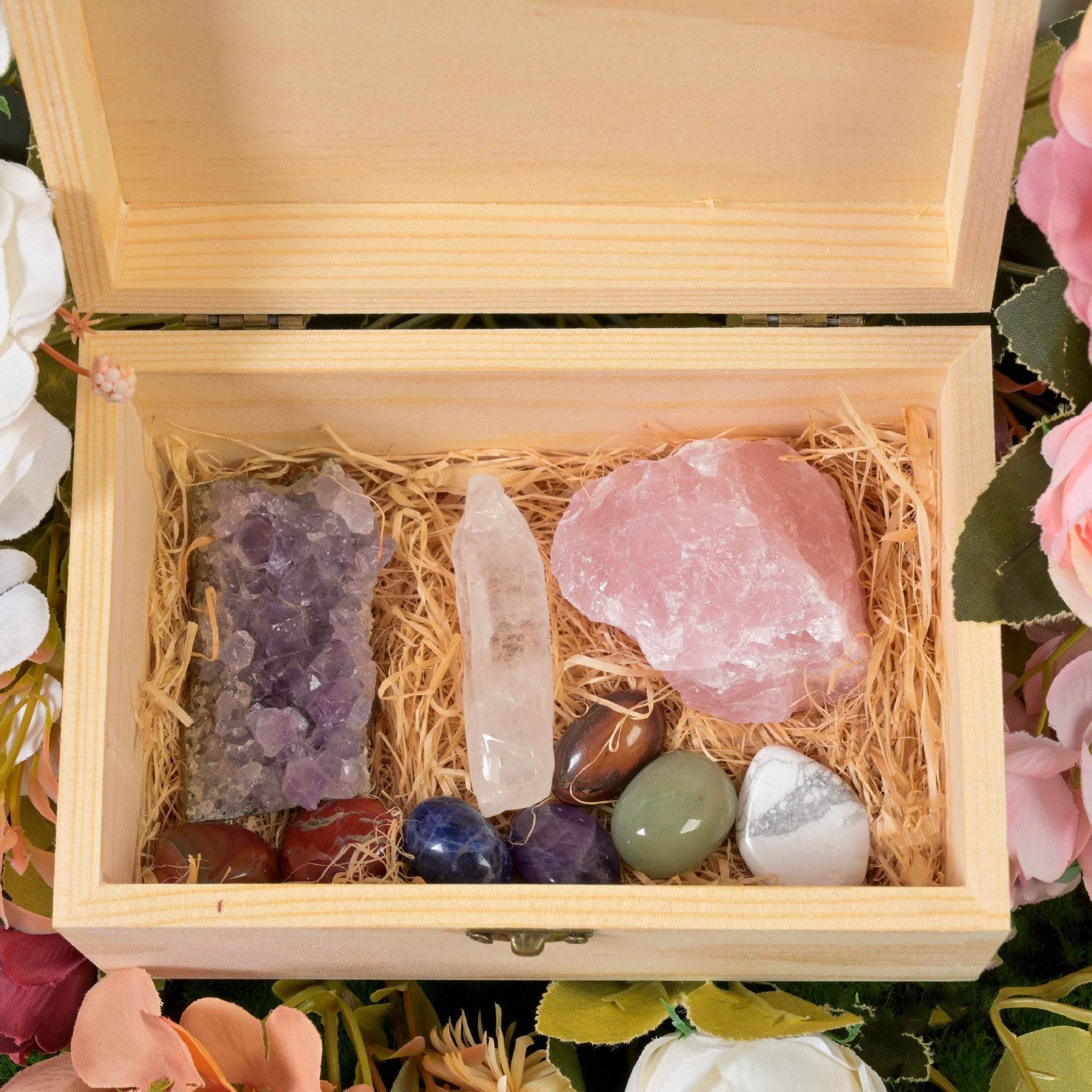 Natural Meditation Crystal Gift Set - MystiCrystals