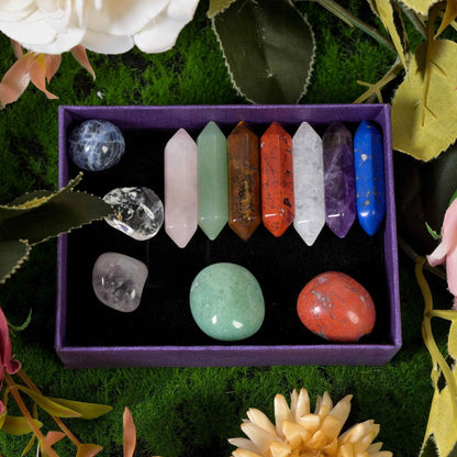 Natural Meditation Crystal Gift Set - MystiCrystals