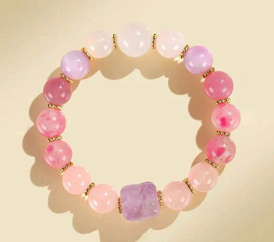 Multi-Gem Nine-Tailed Fox Bracelet for Focus, Harmony & Vitality