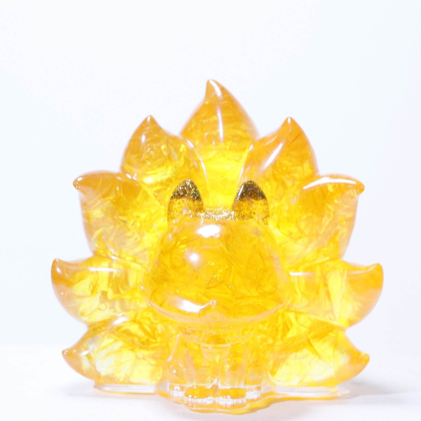 Natural Crystal Fox Ornament - MystiCrystals