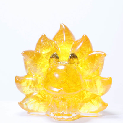 Natural Crystal Fox Ornament - MystiCrystals