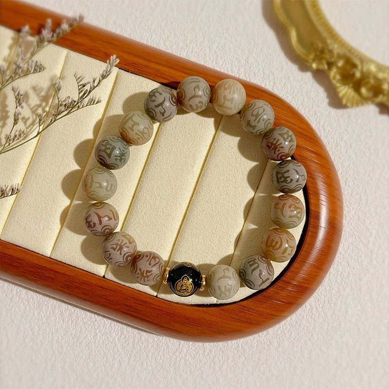 Bodhi Root Six-Word Mantra Zodiac Guardian Bracelet