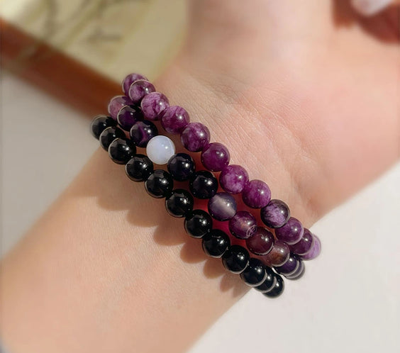 Healing Crystal Trio Bracelet Set