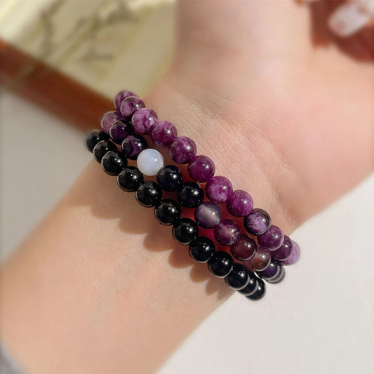 Healing Crystal Trio Bracelet Set