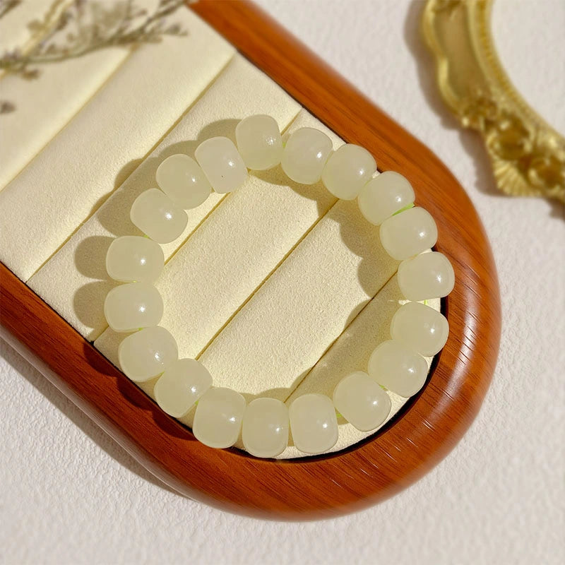 Divine Glow Healing Glass Bead Bracelet