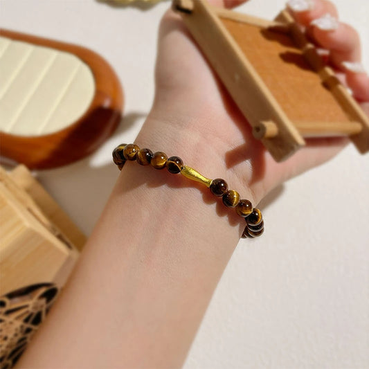 Lucky Koi Tiger Eye Bracelet of Wealth & Fortune