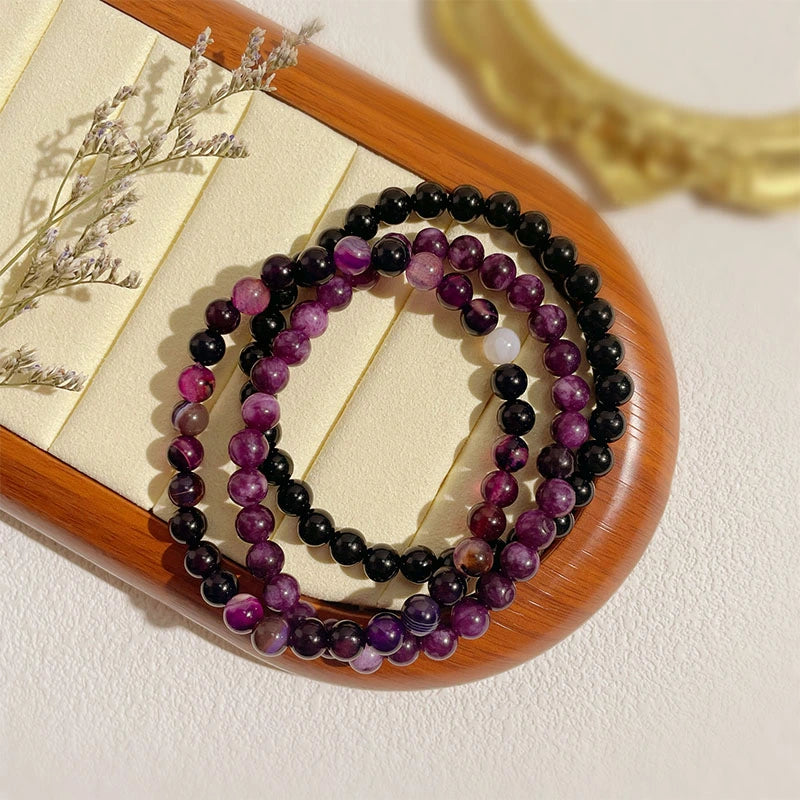 Healing Crystal Trio Bracelet Set