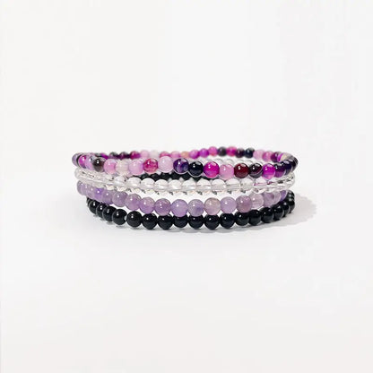 Soul Energy & Protection Crystal Bracelet Set