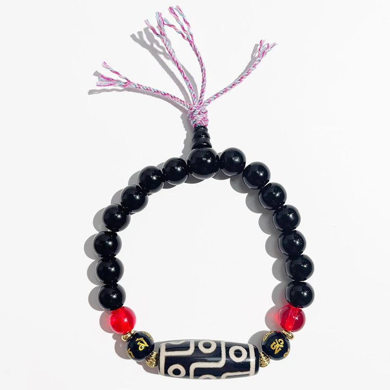 Tibetan Dzi Bracelet of Luck and Protection