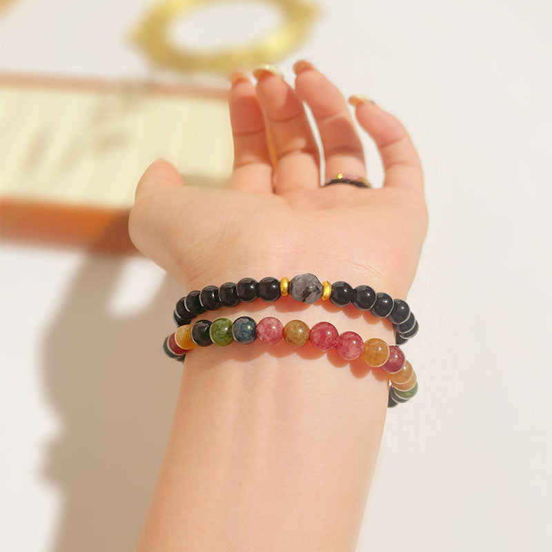 Obsidian & Tourmaline Guard Set