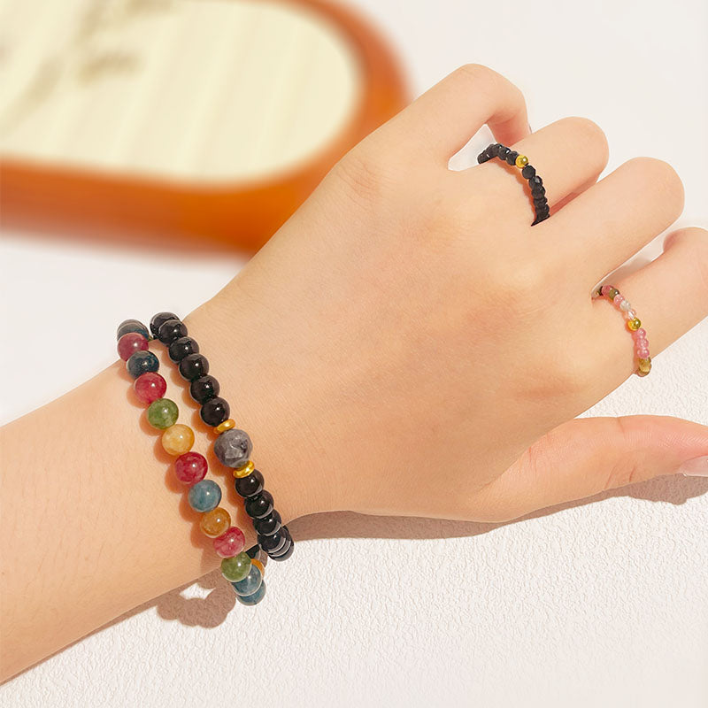 Obsidian & Tourmaline Guard Set