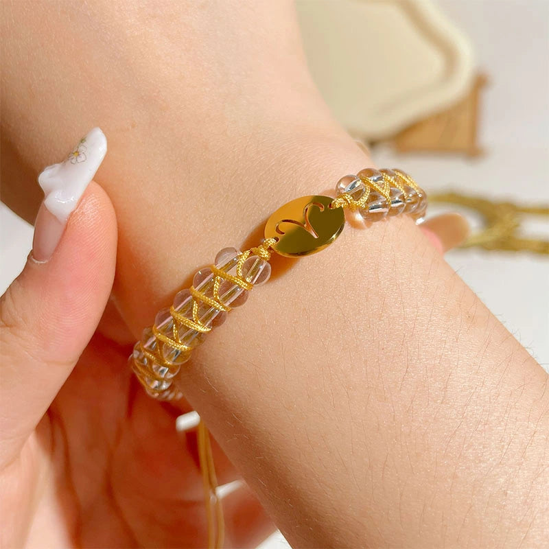 Zodiac Aura Protection Braided Stone Bracelet