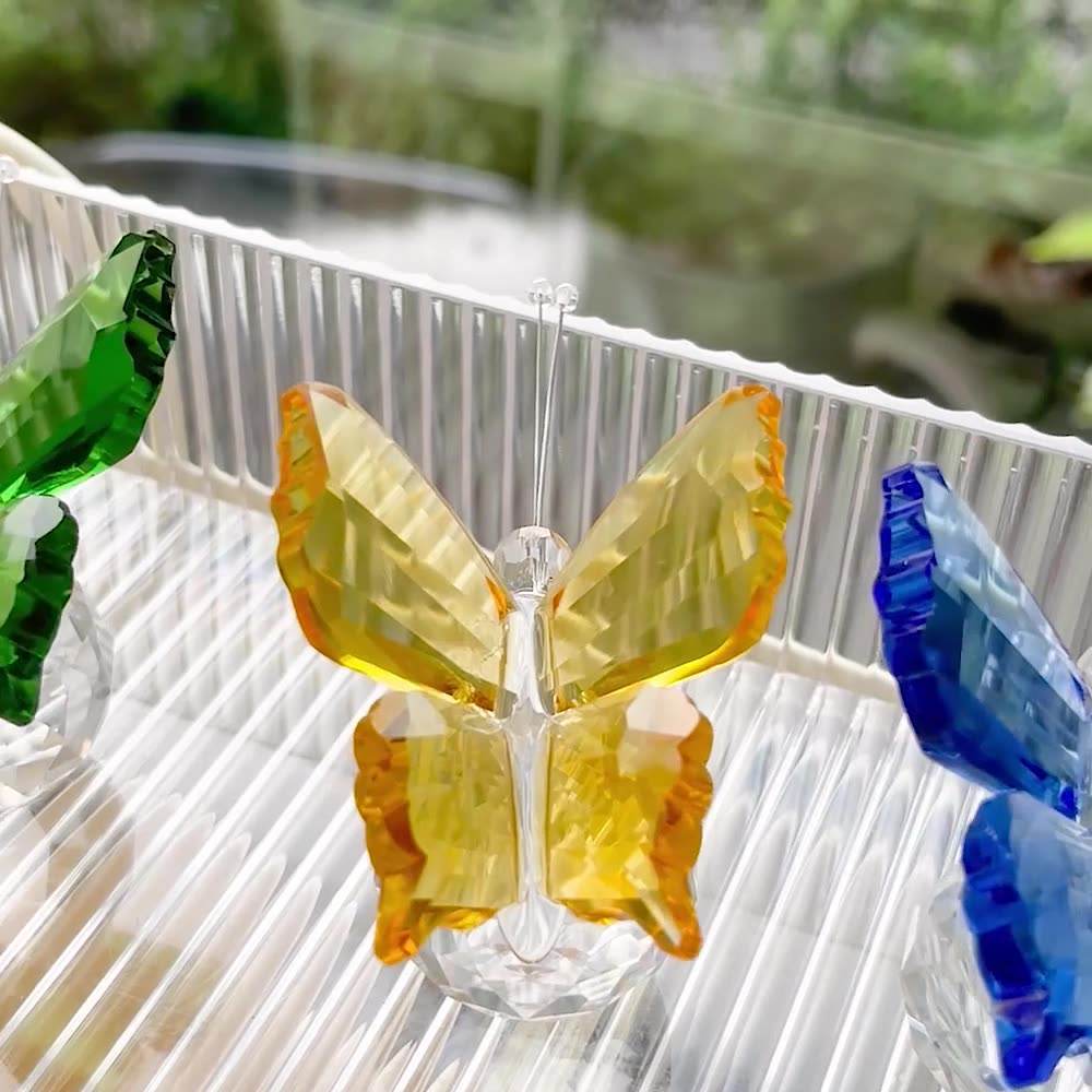 Crystal Butterfly Desk Ornament - MystiCrystals