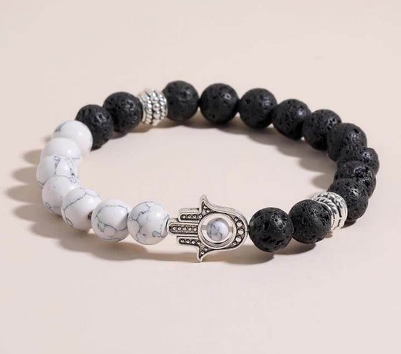 Free Today: Couple’s Lava Stone Bracelet for Heart Connection and Shared Energy - Solcryst