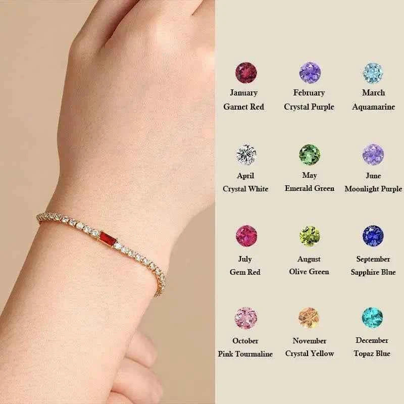 Birthstone Crystal Bracelet