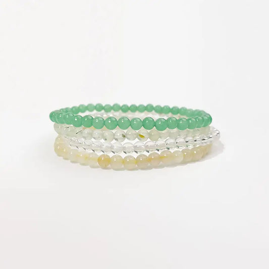 Vitality & Wealth Crystal Bracelet Set