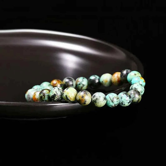 African Turquoise Beaded Bracelet