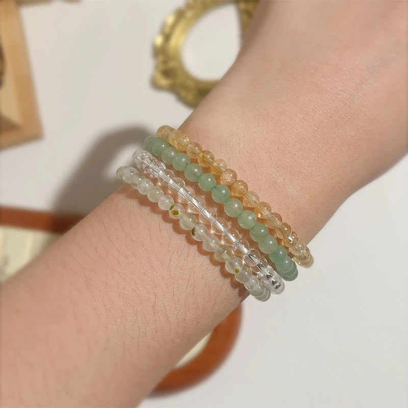 Vitality & Wealth Crystal Bracelet Set